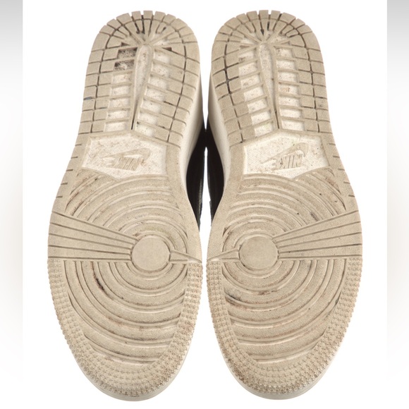 Nike Black Leather Platform Wedge Sneakers - Picture 5 of 5